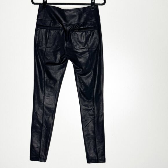 Athleta Delancey Gleam Tight SCULPTEK Faux Leather Pant Women's Size Medium - Picture 6 of 7